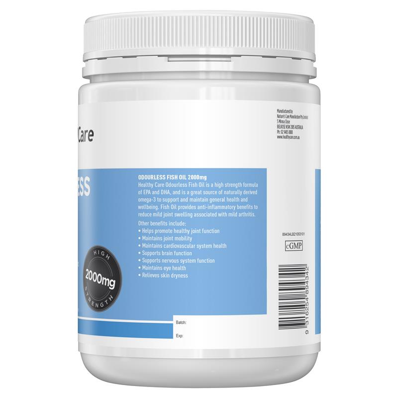 Load image into Gallery viewer, Healthy Care Fish Oil 2000mg 200 Capsules
