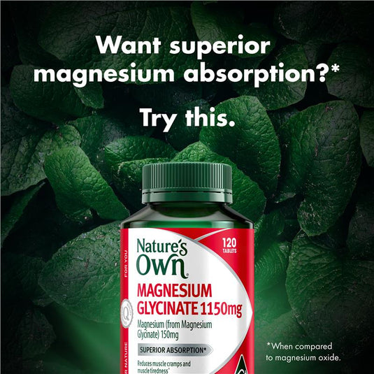 Nature's Own Magnesium Glycinate 120 Tablets