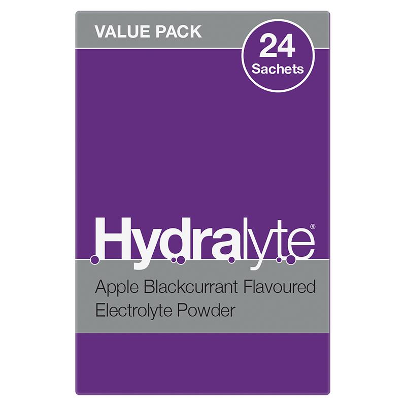 Load image into Gallery viewer, Hydralyte Apple Blackcurrant Sachets 4.9g x 24
