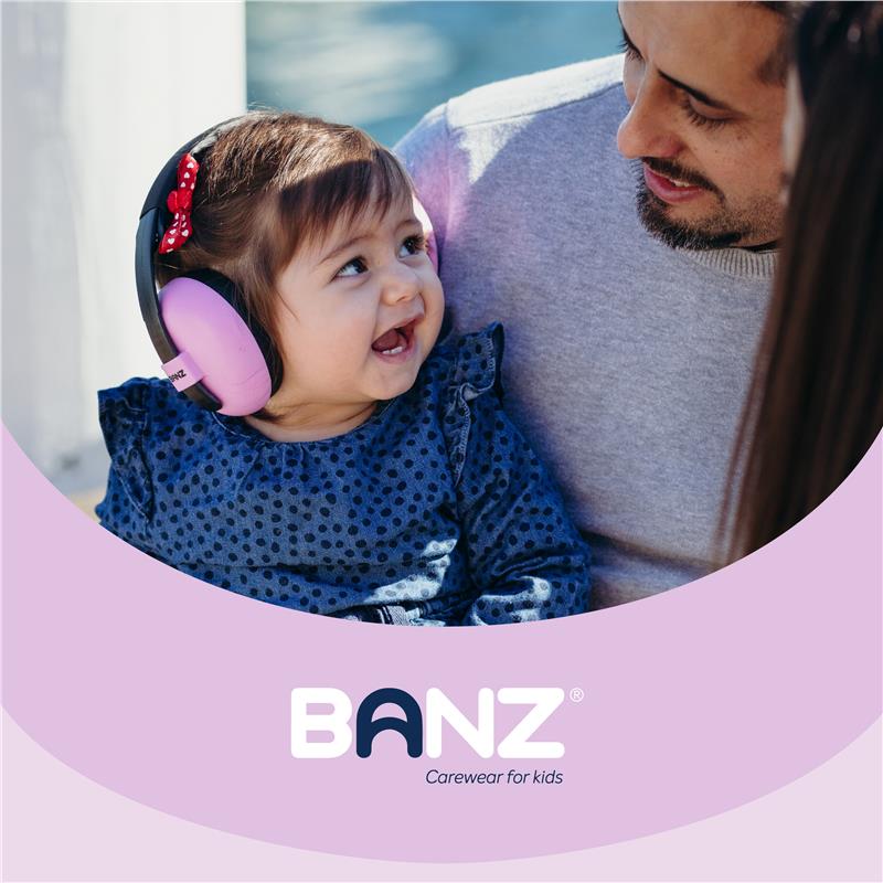 Load image into Gallery viewer, Banz Ear Muffs Mini 3+ Months to 2 Years Petal Pink
