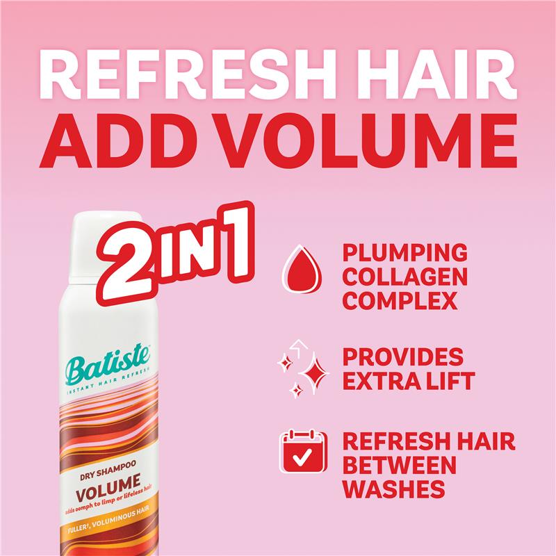 Load image into Gallery viewer, Batiste Hair Benefits Volume Dry Shampoo 200ml

