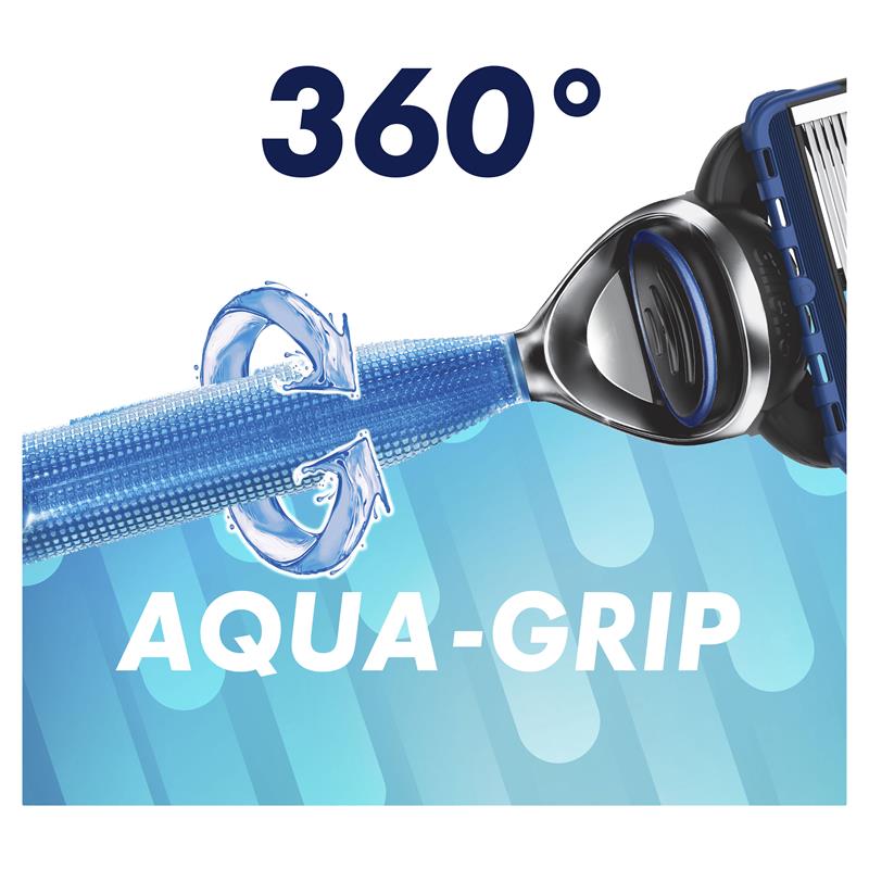 Load image into Gallery viewer, Gillette 5 Aqua Razor Blades 4 Pack
