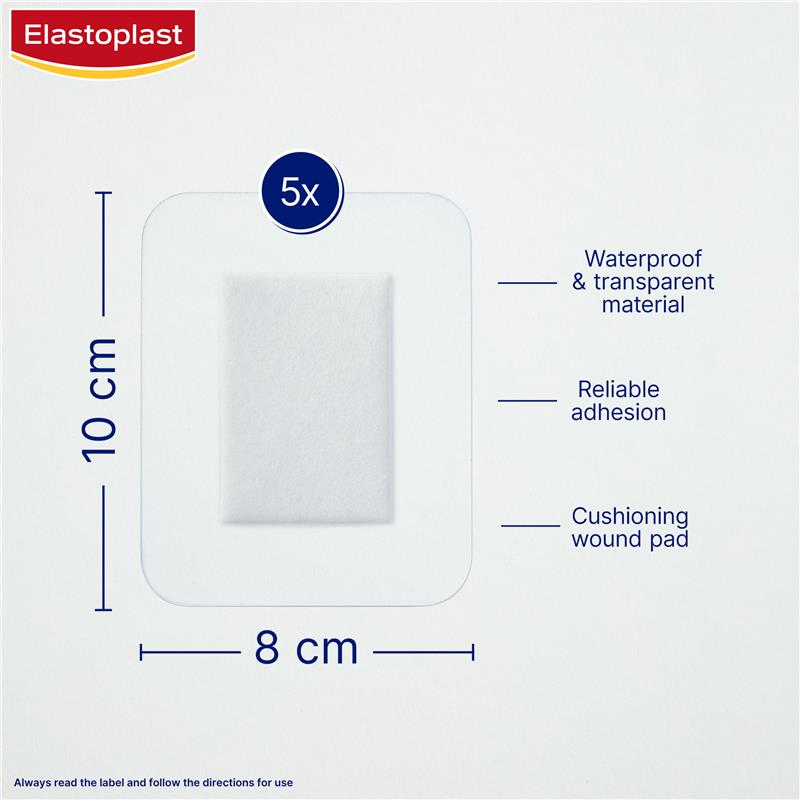 Load image into Gallery viewer, Elastoplast Waterproof Dressing XXL 8cm x 10cm 5 Pack
