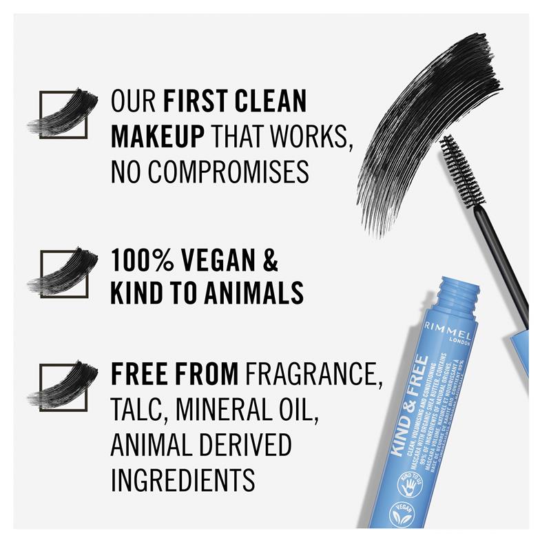 Load image into Gallery viewer, Rimmel London Kind &amp; Free Mascara 001 Black
