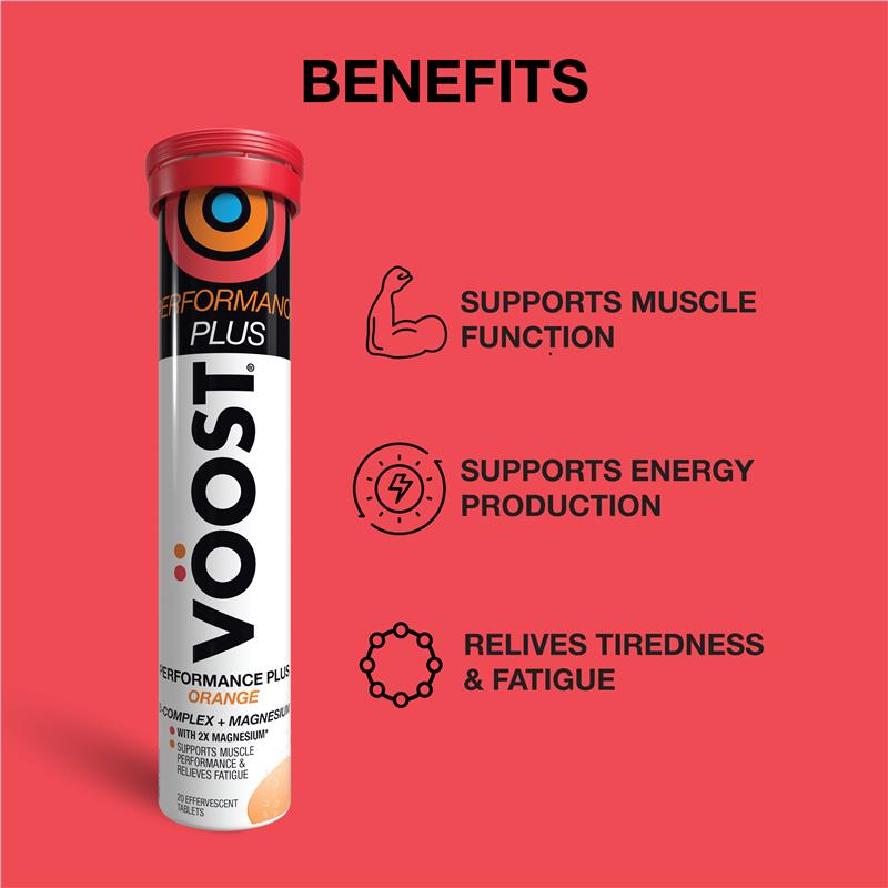 Load image into Gallery viewer, Voost Performance Plus Orange Effervescent 20 Pack

