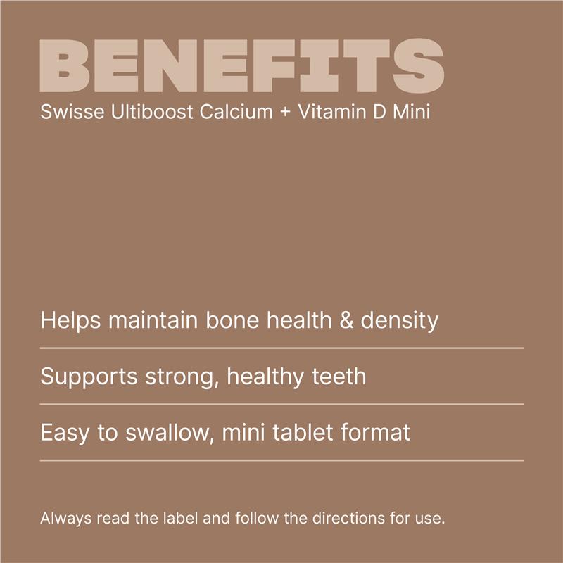 Load image into Gallery viewer, Swisse Calcium + Vitamin D 300 Mini Tablets
