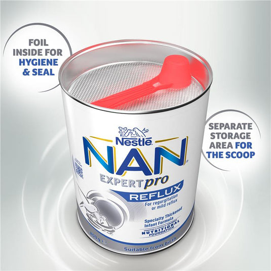 Nestle NAN Reflux Baby Infant Formula for Regurgitation, From Birth to 12 Months – 800g