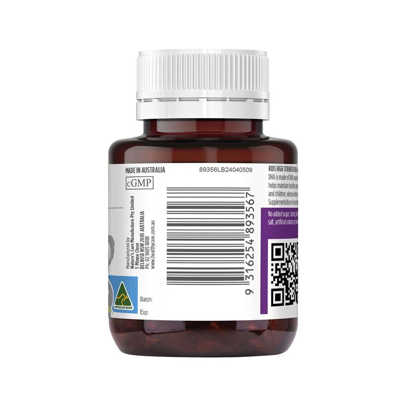 Load image into Gallery viewer, Healthy Care Kids DHA 60 Capsules
