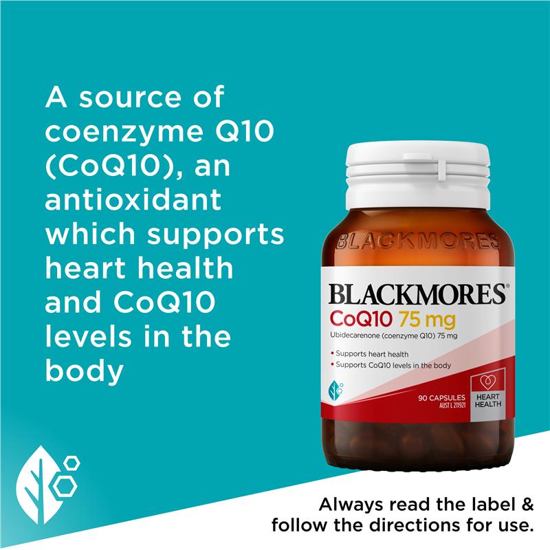Load image into Gallery viewer, Blackmores CoQ10 75mg 90 Capsules
