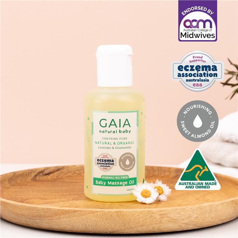 Load image into Gallery viewer, Gaia Natural Baby Massage Oil 125mL
