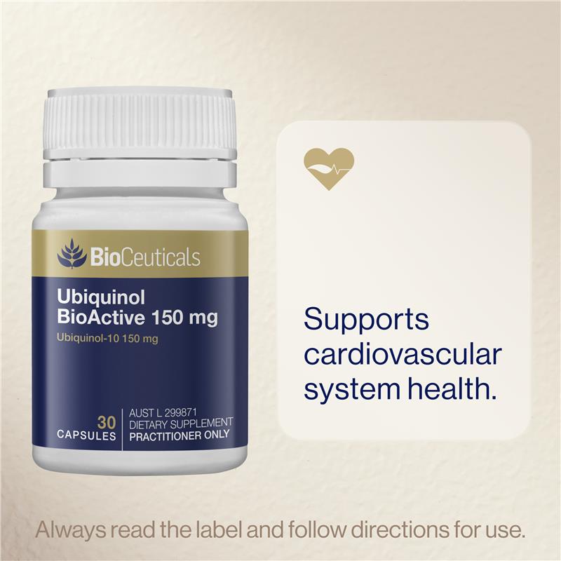 Load image into Gallery viewer, BioCeuticals Ubiquinol BioActive 150mg 30 Capsules
