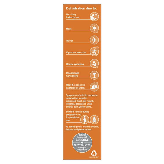 Hydralyte Electrolyte Effervescent Orange 20 Tablets