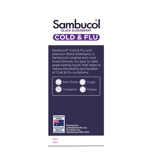 Sambucol Cold & Flu Liquid 250ml