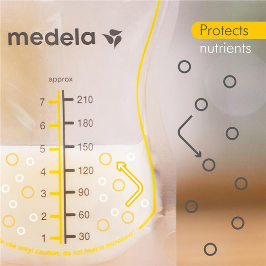 Medela Easy Pour Breast Milk Storage Bags 50 Pack