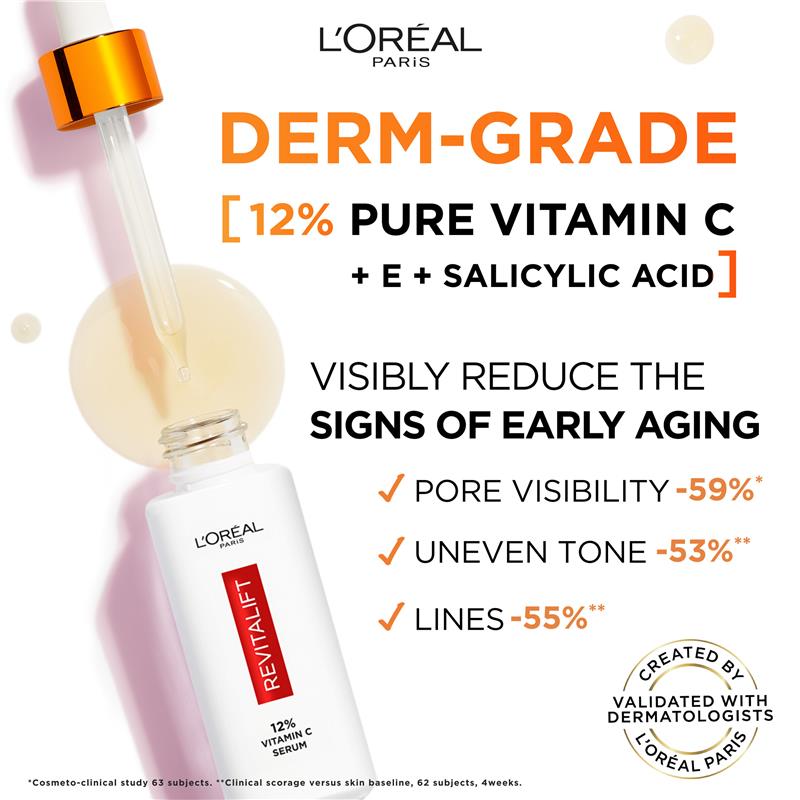 Load image into Gallery viewer, L'Oreal Paris Revitalift Vitamin C Serum 30ml
