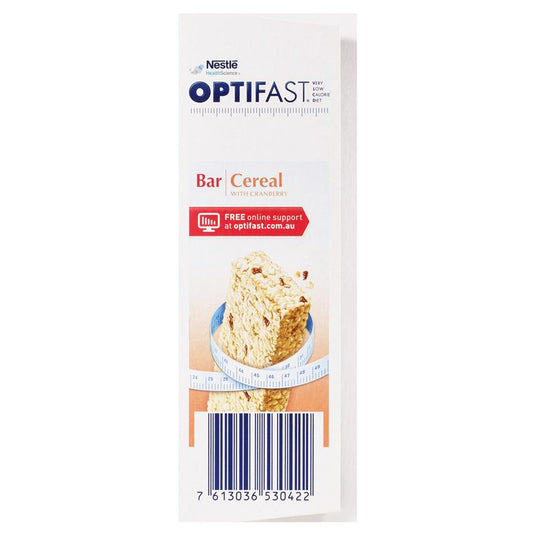 Optifast VLCD Bars Cereal 6 X 65g