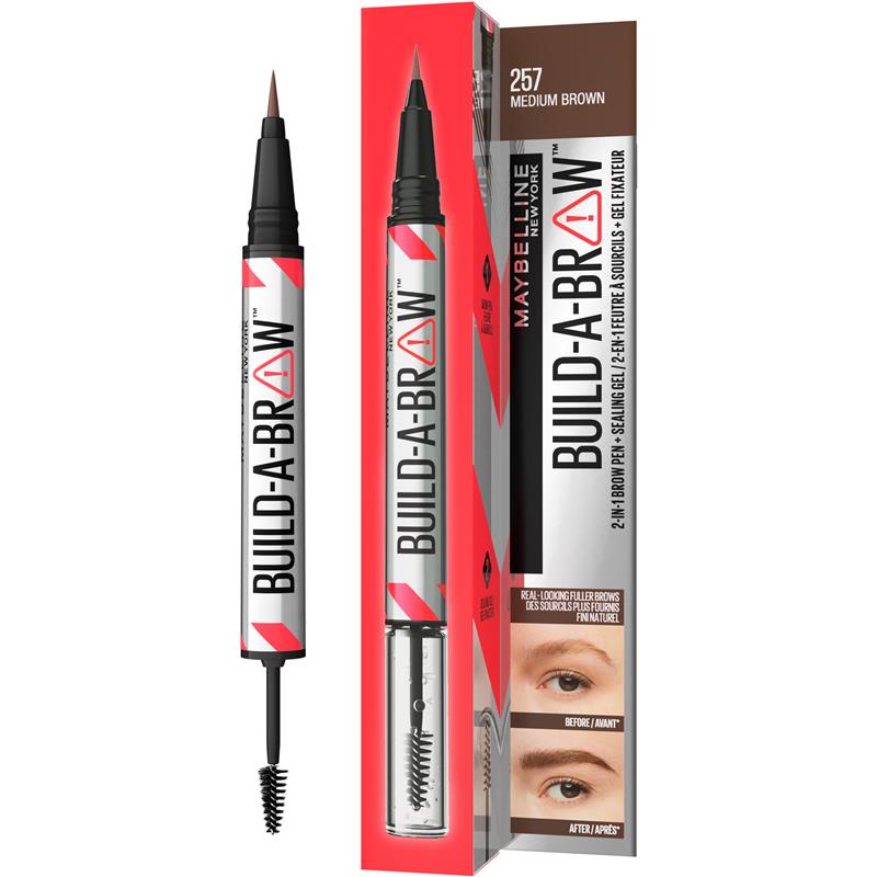 Load image into Gallery viewer, Maybelline Build A Brow 257 Medium Brown
