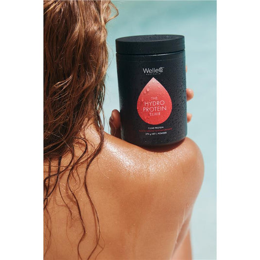 WelleCo The HydroProtein Elixir Pomegranate & Blackcurrant 270g Jar