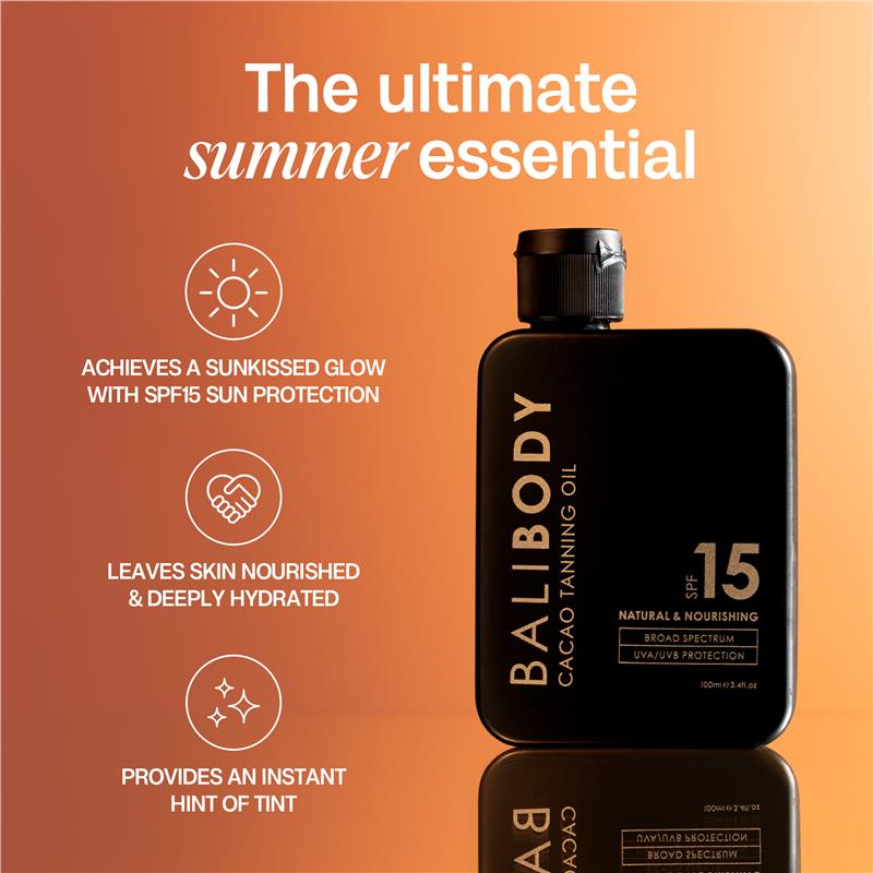 Load image into Gallery viewer, Bali Body Cacao Tanning Oil SPF 15
