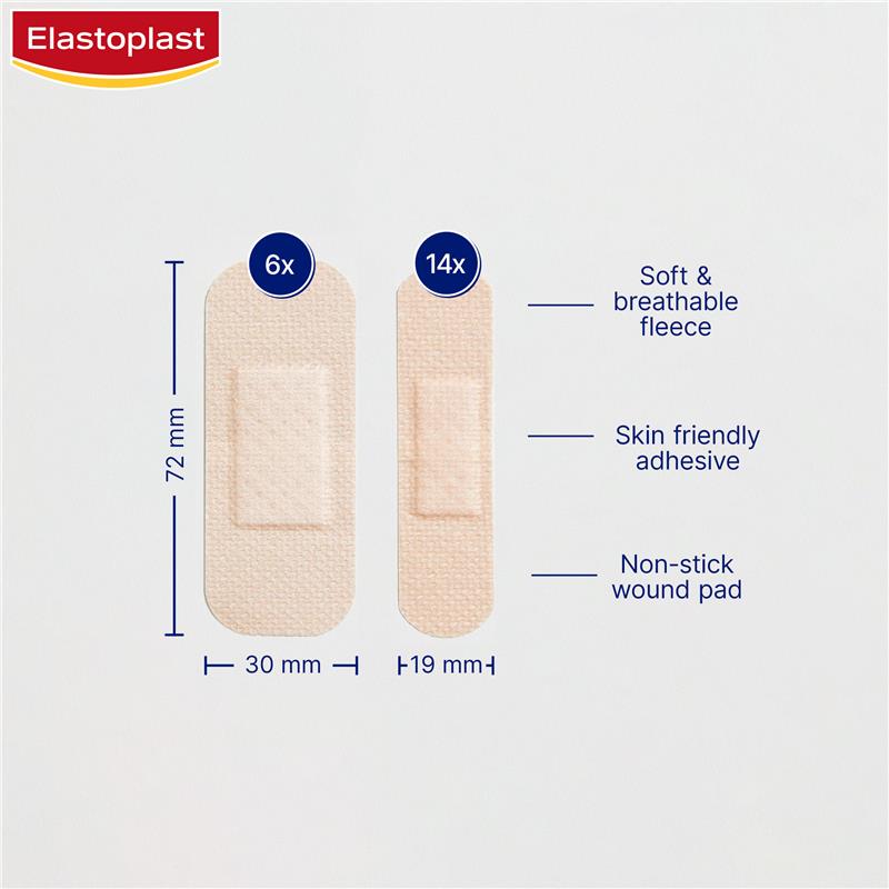 Load image into Gallery viewer, Elastoplast Sensitive Skin Tone Plasters 20 Light
