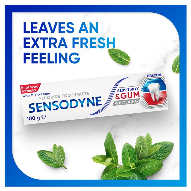 Load image into Gallery viewer, Sensodyne Toothpaste Sensitivity &amp; Gum Whitening 100g
