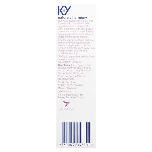 Durex KY Naturals Harmony Intimate Gel 100ml