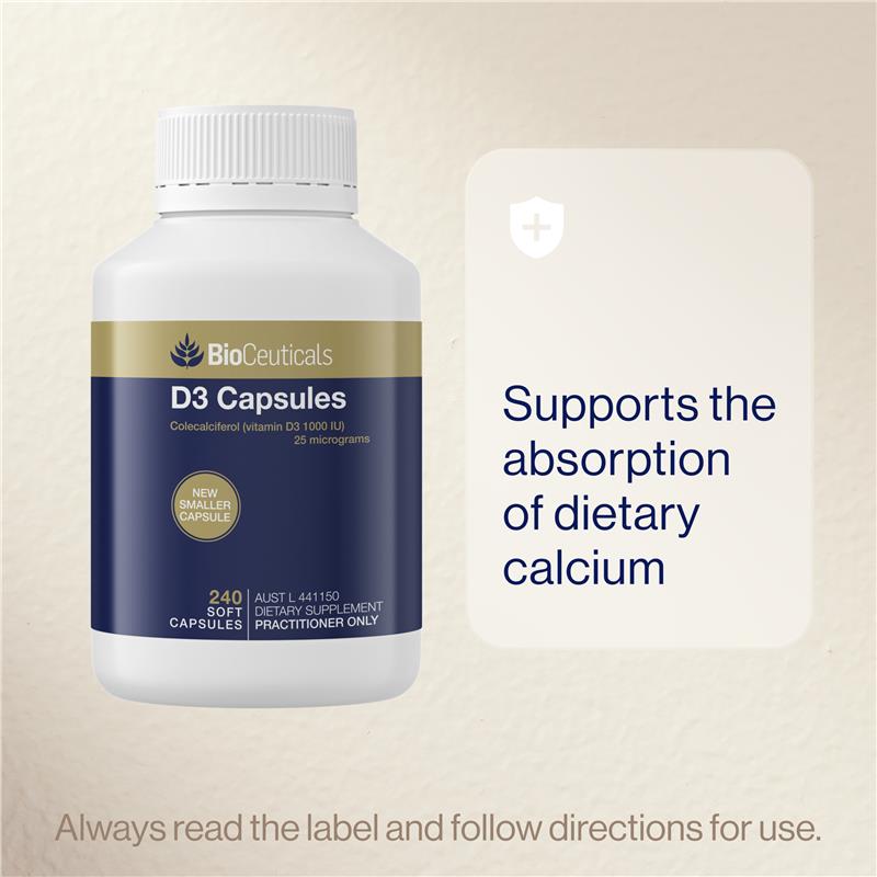 Load image into Gallery viewer, Bioceuticals D3 240 Capsules NEW
