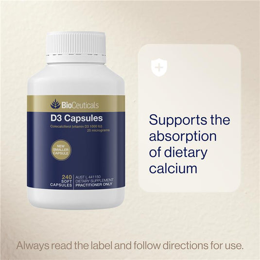 Bioceuticals D3 240 Capsules NEW