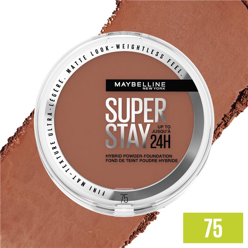 Load image into Gallery viewer, Maybelline Superstay 24H Hybrid Powder Foundation 75 Nu Int
