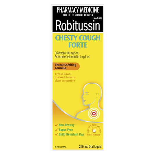 Robitussin Chesty Cough Forte 250ml Exclusive Size
