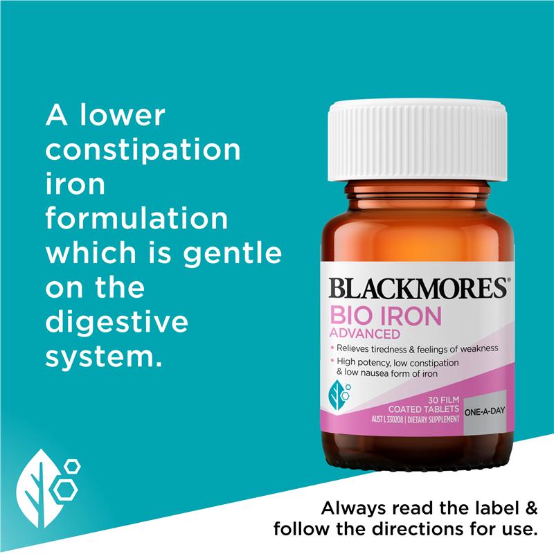 Load image into Gallery viewer, Blackmores Bio Iron Advanced 30 Tablets

