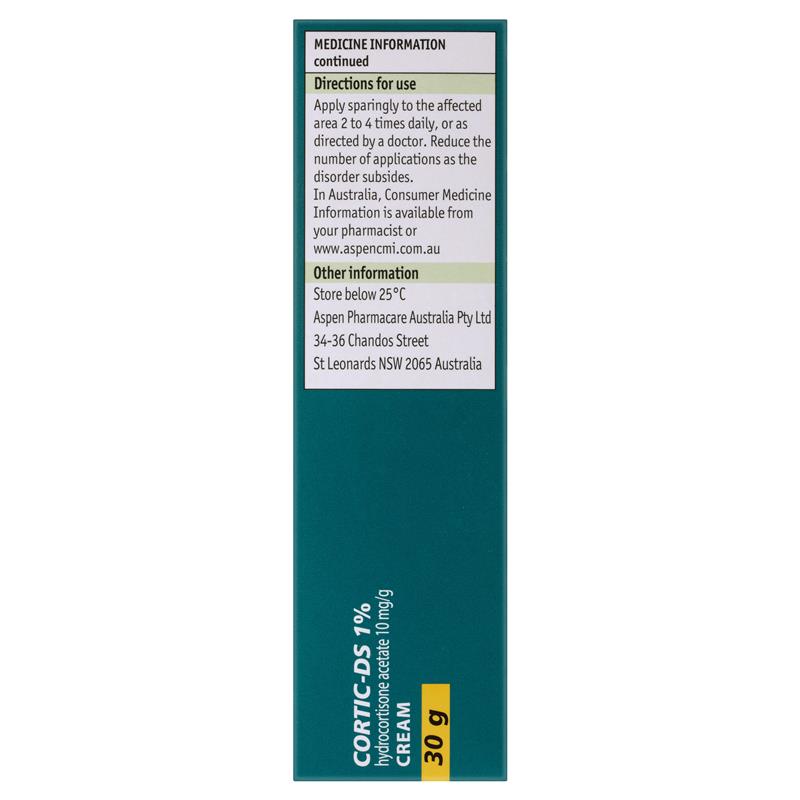 Load image into Gallery viewer, Cortic DS Cream 1% 30g - Hydrocortisone (S3)

