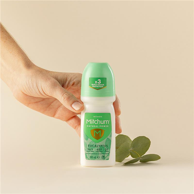 Load image into Gallery viewer, Mitchum for Women Natural Power Eucalyptus Roll On 100ml

