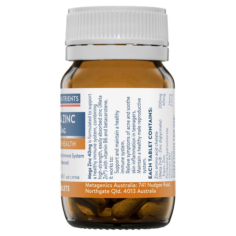 Load image into Gallery viewer, Ethical Nutrients Mega Zinc 40mg 60 Tablets

