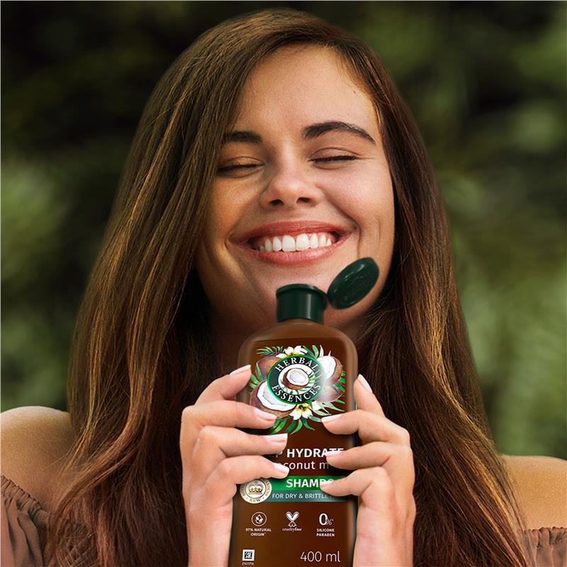 Load image into Gallery viewer, Herbal Essences Bio Renew Hydrate Coconut Milk Shampoo 400ml
