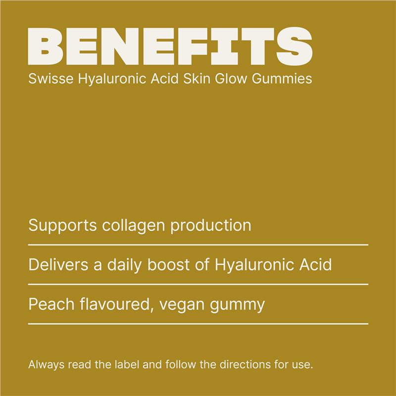 Load image into Gallery viewer, Swisse Beauty Hyaluronic Acid Skin Glow Gummies 40 Pack
