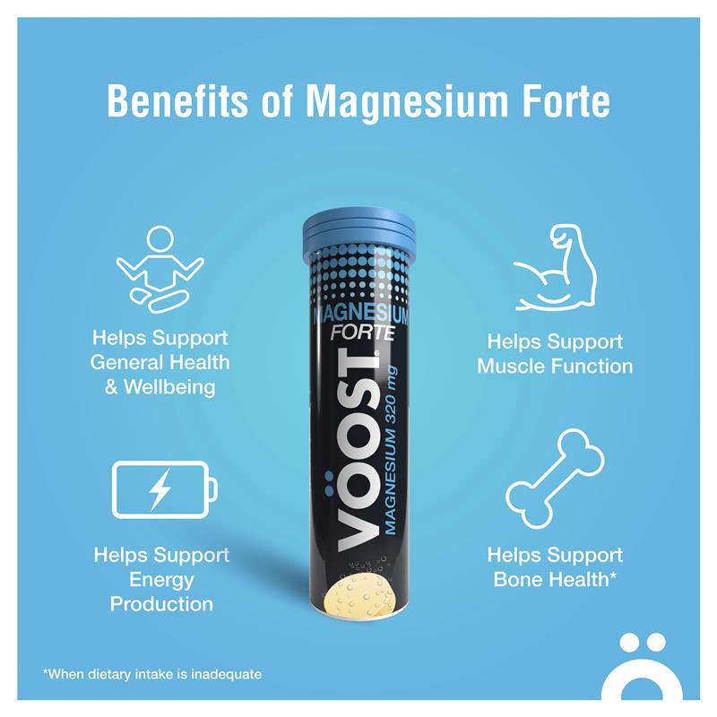 Load image into Gallery viewer, Voost Magnesium Forte Effervescent Tablets 10 Pack
