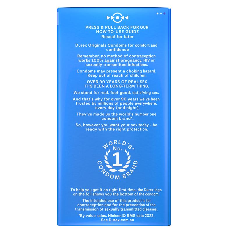 Load image into Gallery viewer, Durex Regular Condoms Original 30 Pack
