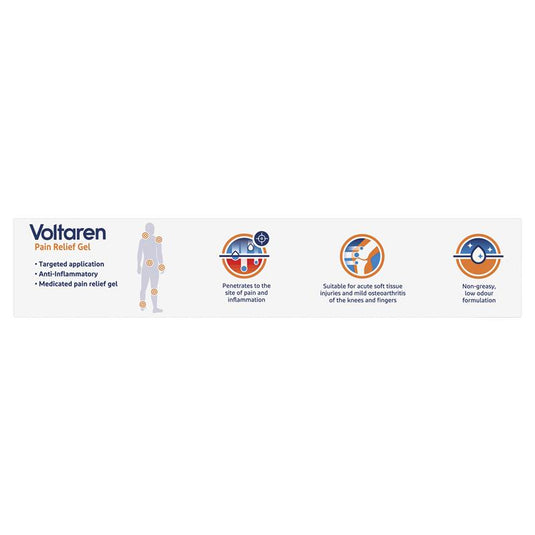 Voltaren Pain Relief Gel 180g Exclusive Size