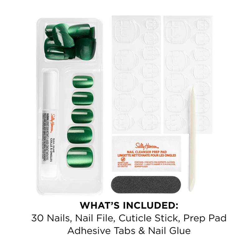 Load image into Gallery viewer, Sally Hansen Salon Effects Perfect Press-On Rocket Fuel 30 Pieces

