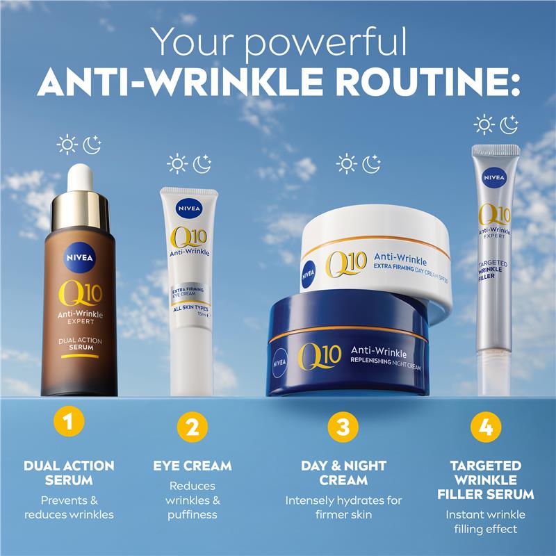 Load image into Gallery viewer, NIVEA Q10 Anti-Wrinkle Eye Cream 15ml
