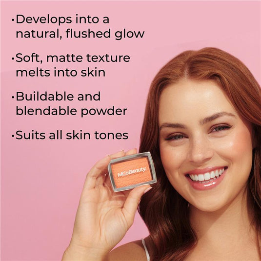 MCoBeauty Glow Up pH Powder Blush Peach Pop