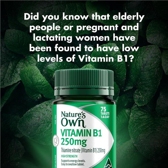 Nature's Own High Strength Vitamin B1 250mg 75 Tablets