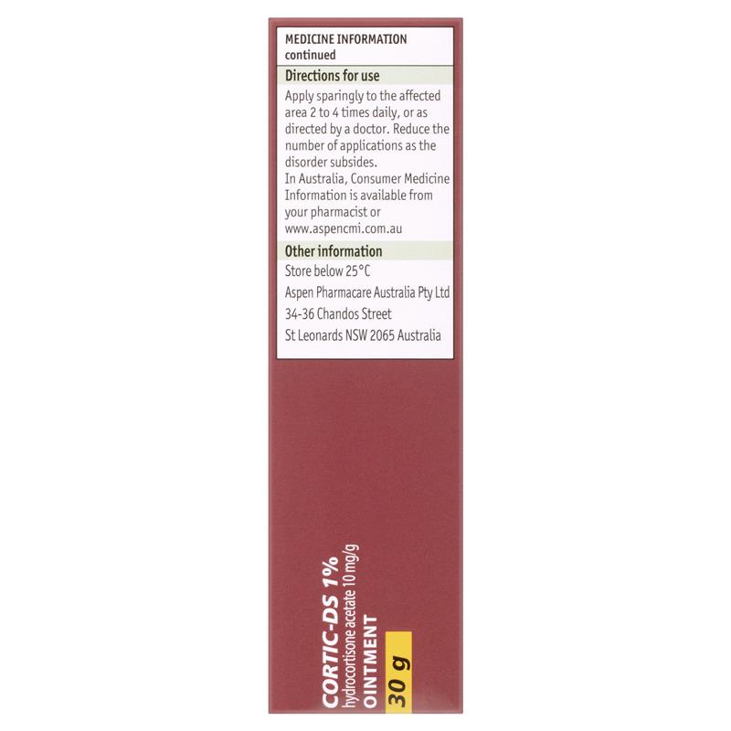 Load image into Gallery viewer, Cortic DS Ointment 1% 30g - Hydrocortisone (S3)

