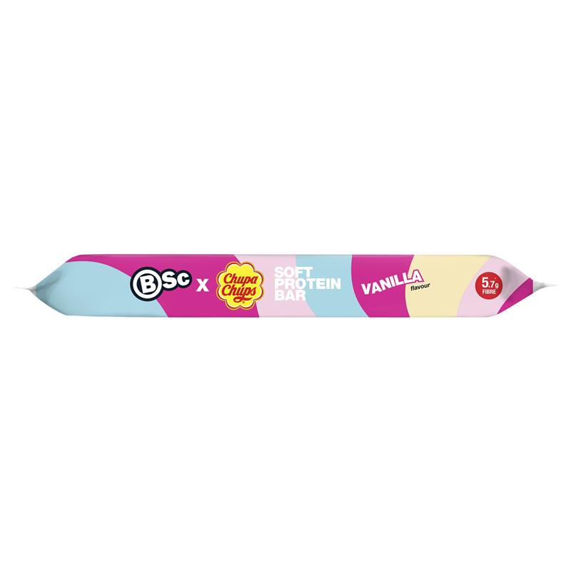 Load image into Gallery viewer, BSc x Chupa Chups Soft Protein Bar Vanilla 55g
