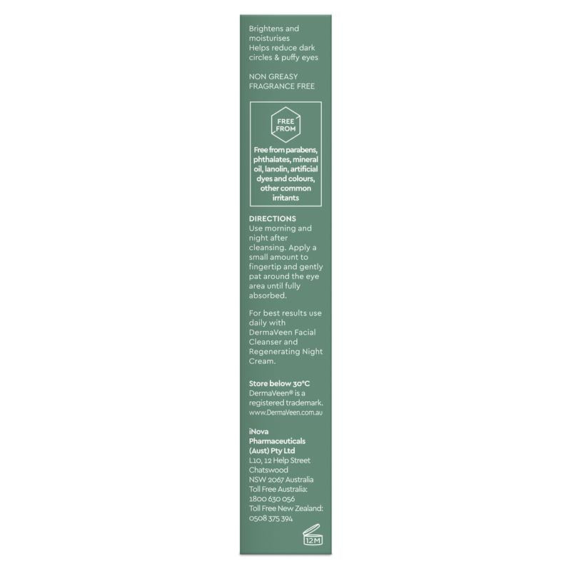 Load image into Gallery viewer, Dermaveen Face Moisture Bright Eye Cream 15ml
