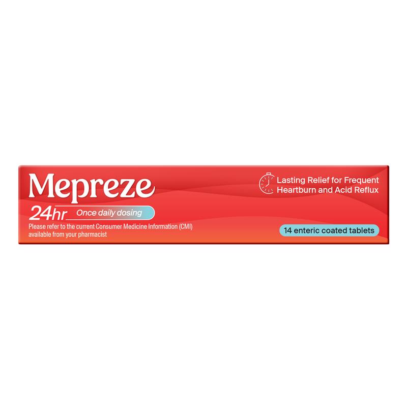 Load image into Gallery viewer, Mepreze 24Hr 20mg 14 Tablets
