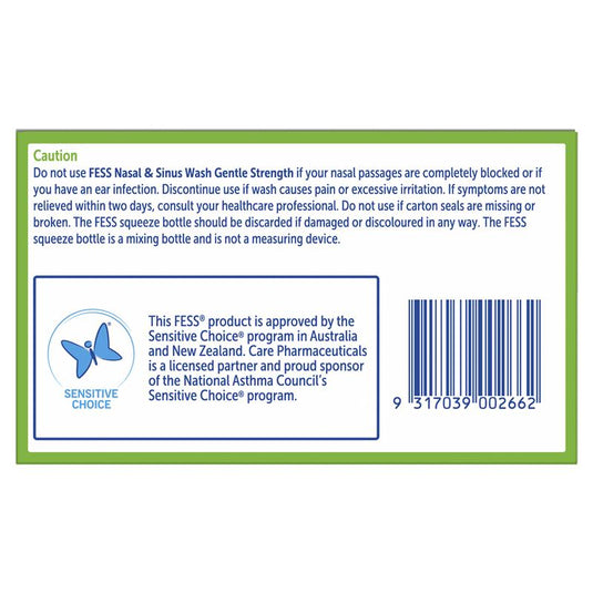 Fess Nasal & Sinus Wash 120 Sachets