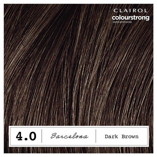 Clairol Colour Strong Kit 4.0 Dark Brown