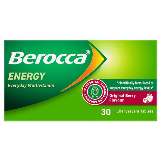 Berocca Energy Original Berry 30 Effervescent Tablets